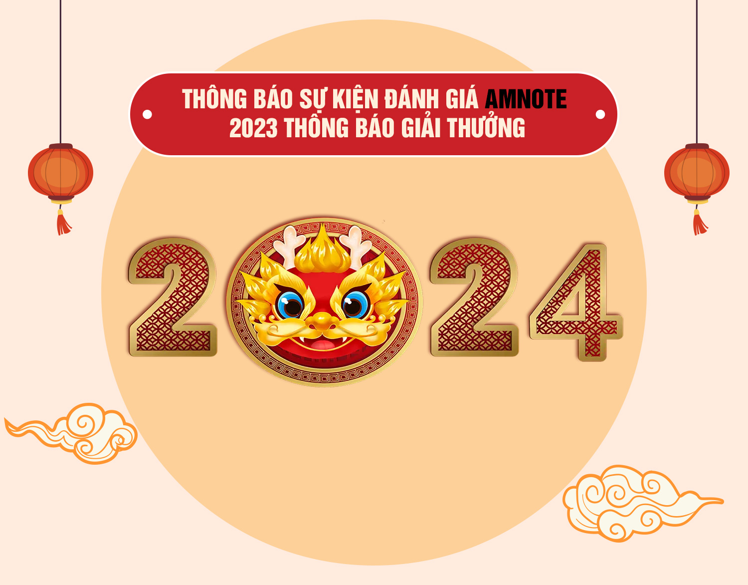 Thông báo sự kiện đánh giá AMNOTE 2023 Thông báo giải thưởng