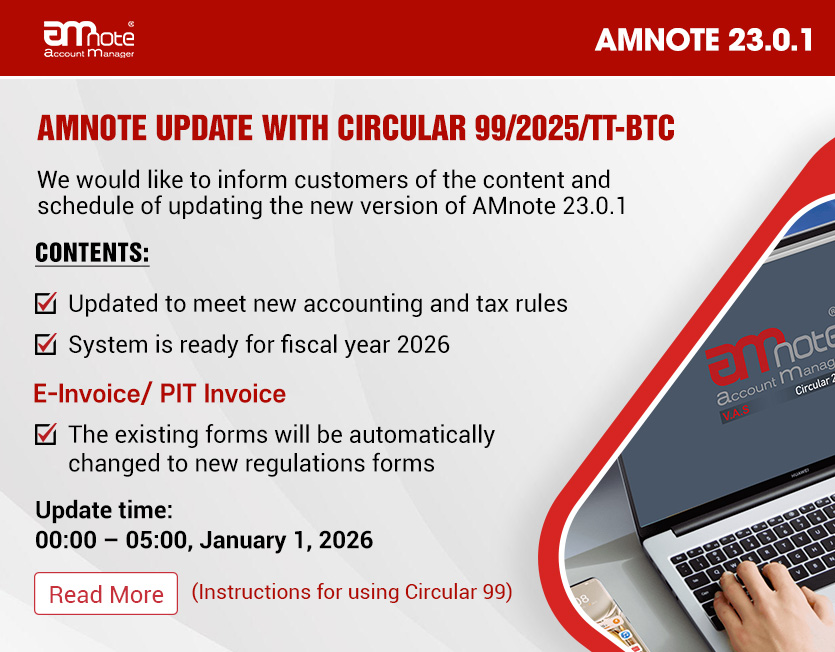 AMNOTE CIRCULAR 99 UPDATE : READY FOR THE 2026 FINANCIAL YEAR